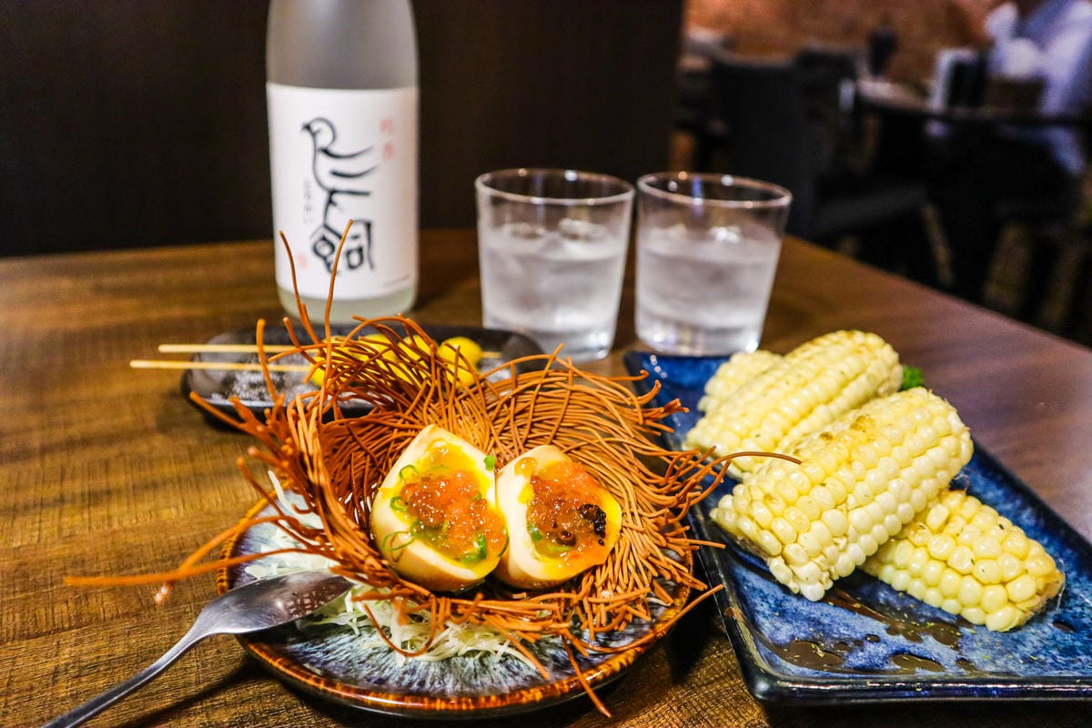 【新北永和區美食】四貝串燒居酒屋│日本酒清酒與串燒的浪漫邂逅