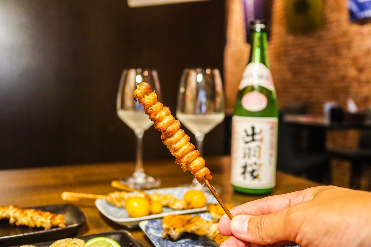 【新北永和區美食】四貝串燒居酒屋│日本酒清酒與串燒的浪漫邂逅