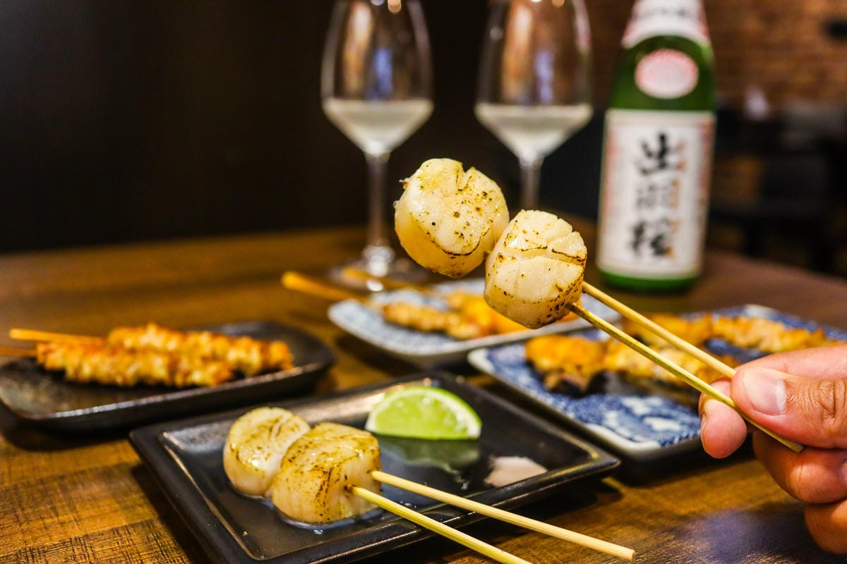 【新北永和區美食】四貝串燒居酒屋│日本酒清酒與串燒的浪漫邂逅